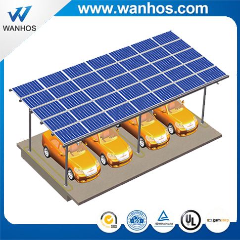 Aluminium PV carport mounting pob khoom