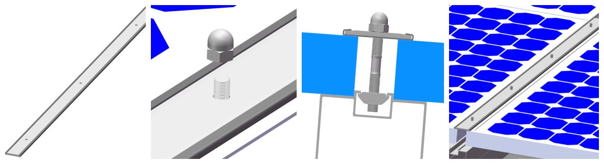 AL6005-T5 Solar Energy Car Carport system