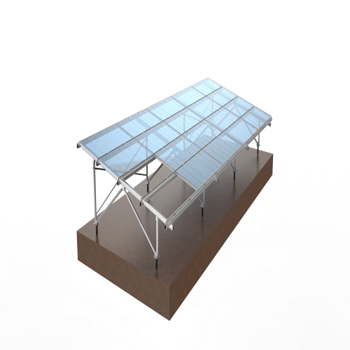 Pv Ground Mount Structure Detail