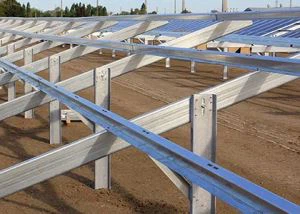Hnub Ci Racking Ntsiab C-steel Pawg Pem Hauv Ntej Mounting System