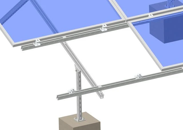 C-steel Nyob rau hauv daim phiaj hnub ci Mounting System