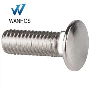 Hnub Ci Zog Carriage Bolt SUS304 A2 Stainless Hlau Fasten Manufacturers Galvanized Hoobkas