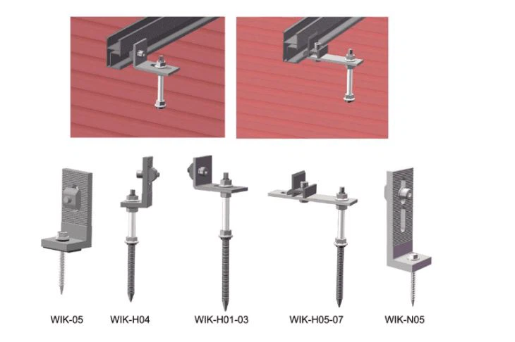 Solar Racking L Feets For Metal Roof China Factory