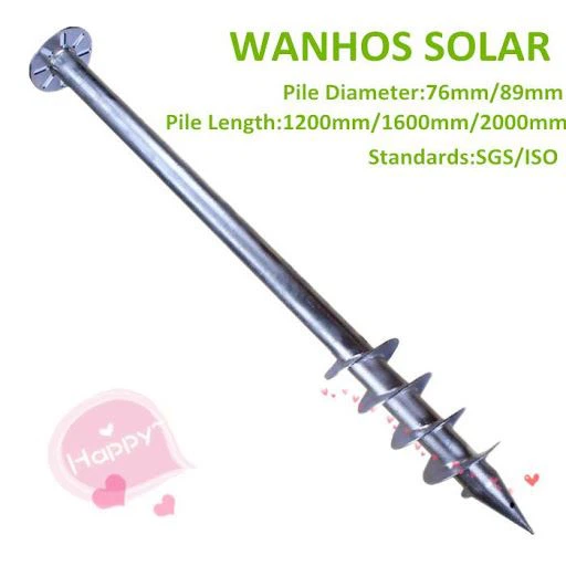 Ground Screw For Solar Mounting Structure