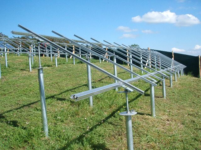Ground Screw Solar Mounting