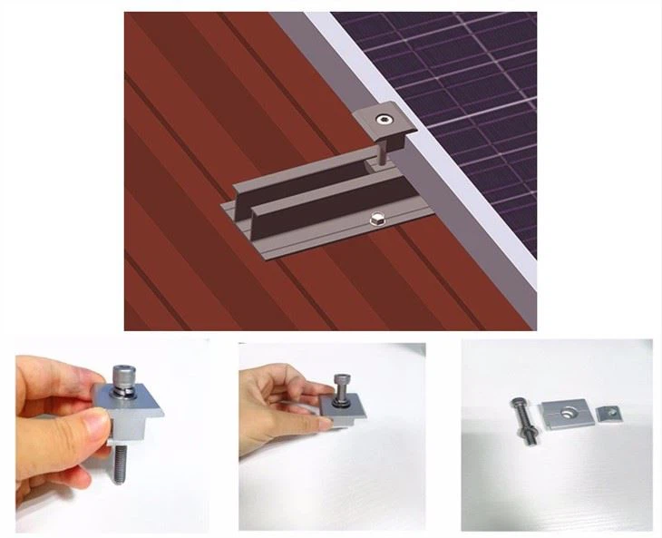 Metal Roof Solar Clamp Real