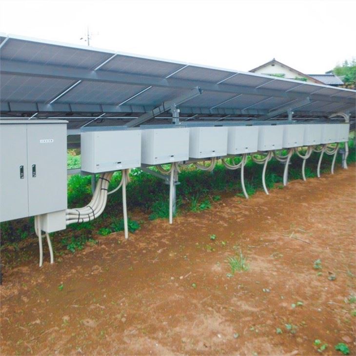 solar ground mount framing project show
